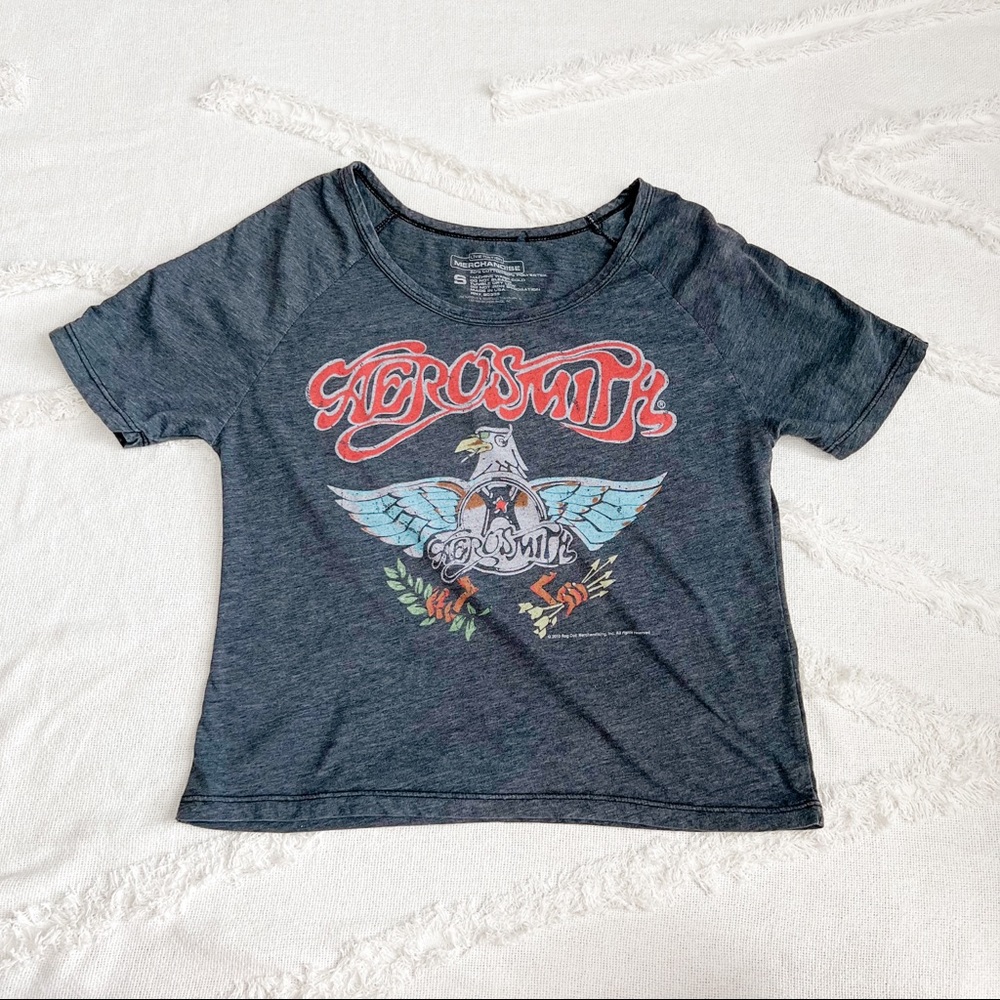 Aerosmith graphic short sleeve tee shirt band tee